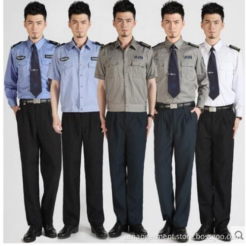 Security Guard Uniforms suit short-sleeved summer shirt dress shirt long sleeve onsite security security security guard uniforms
